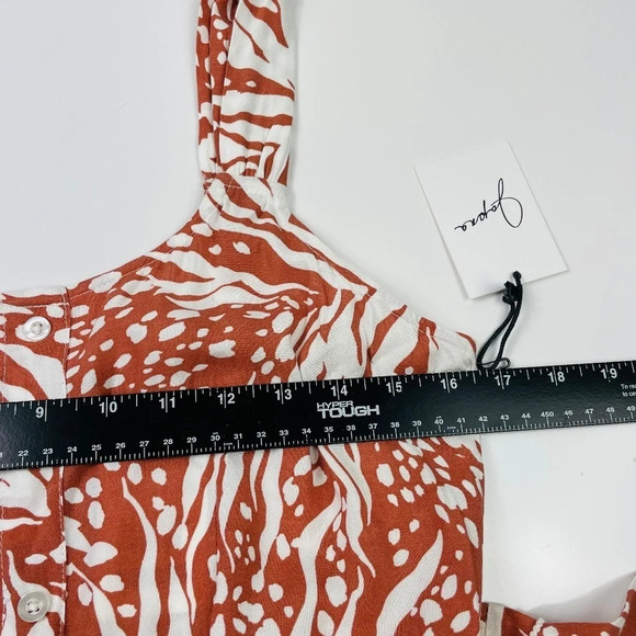 Japna Tropical Print Sundress Tie Waist‎ Size Large NWT - Picture 5 of 7